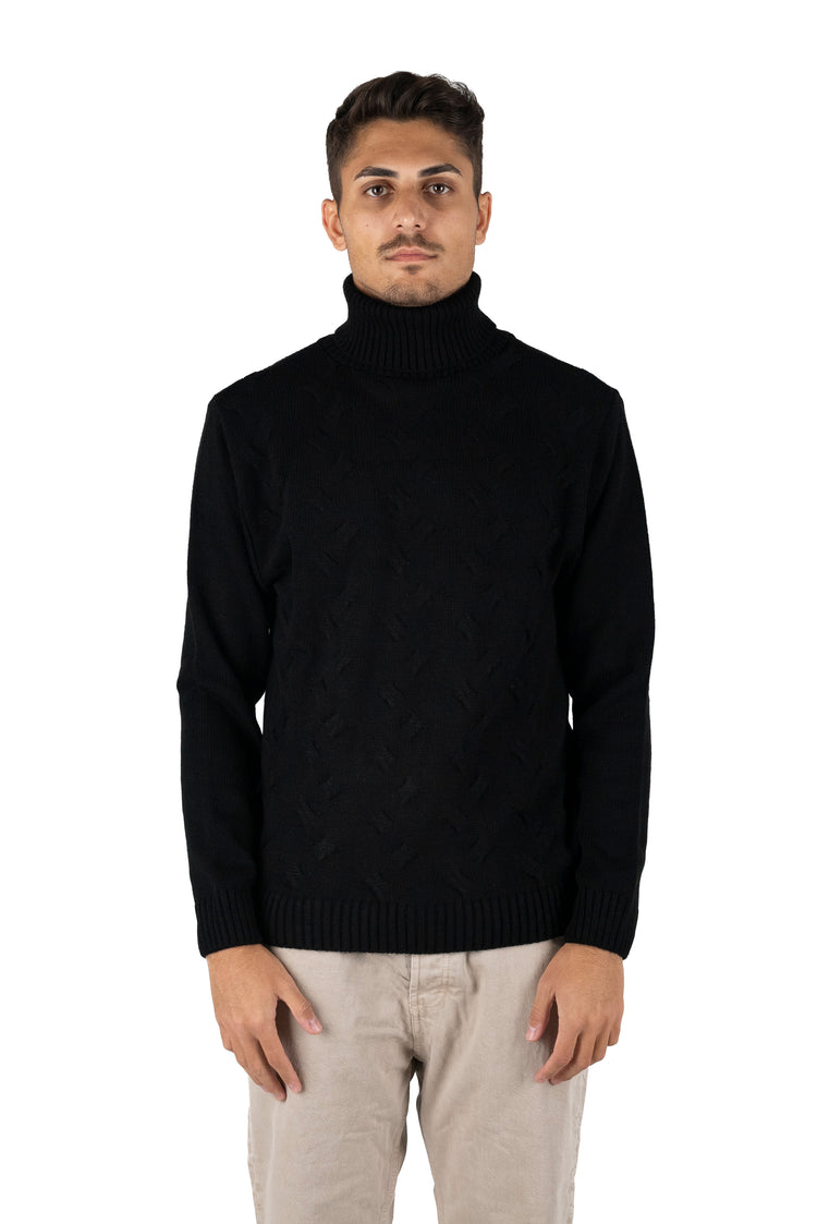 Why not brand Maglione a intreccio Dolcevita Promozione