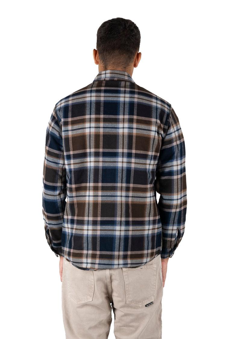 Why not brand Giacca Camicia a quadri Marrone Soddisfazione Garantita