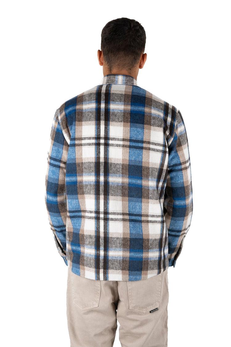 Why not brand Giacca Camicia a quadri Blu Qualità Garantita