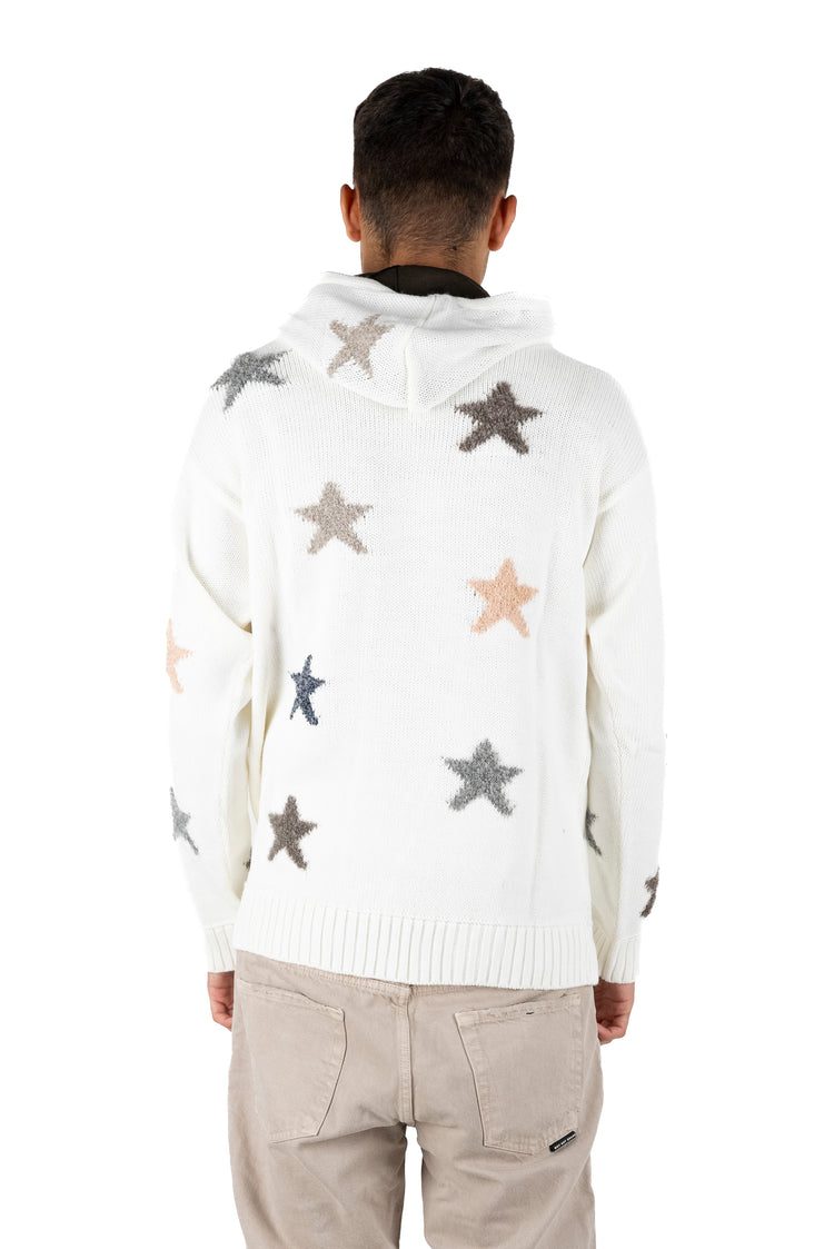Why not brand Maglioncino con cappuccio e stelle Acquista Ora
