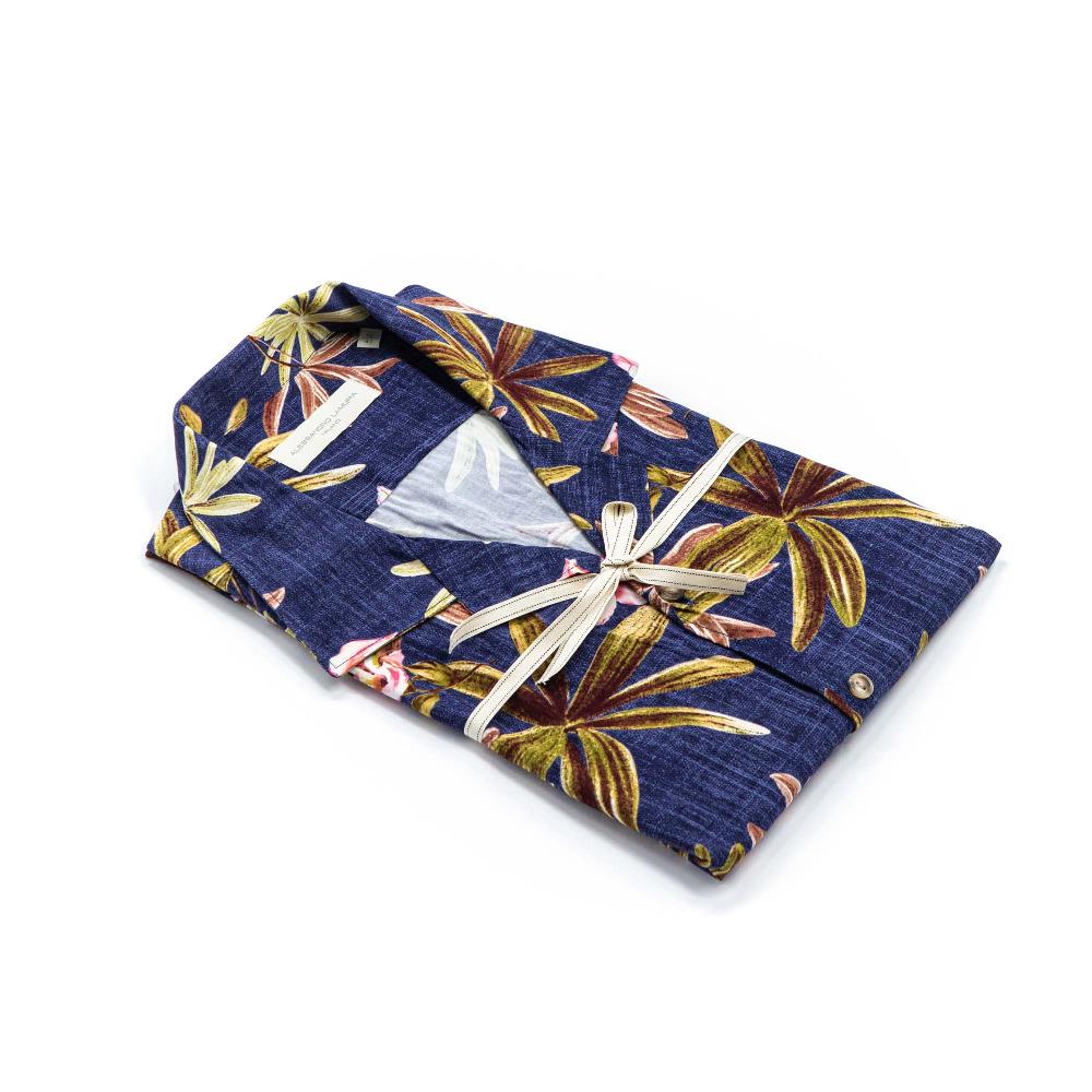 Alessandro Lamura Camicia Collo Hawaii Fantasia Floreale Offerta Giorno del Papà