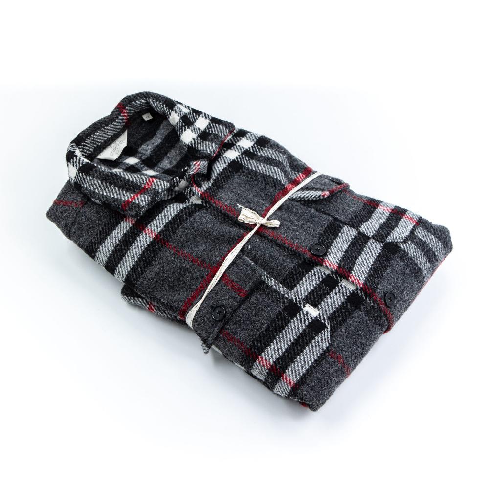 Alessandro Lamura Camicia Overshirt a Quadri – Collo Italiano Consegna Veloce