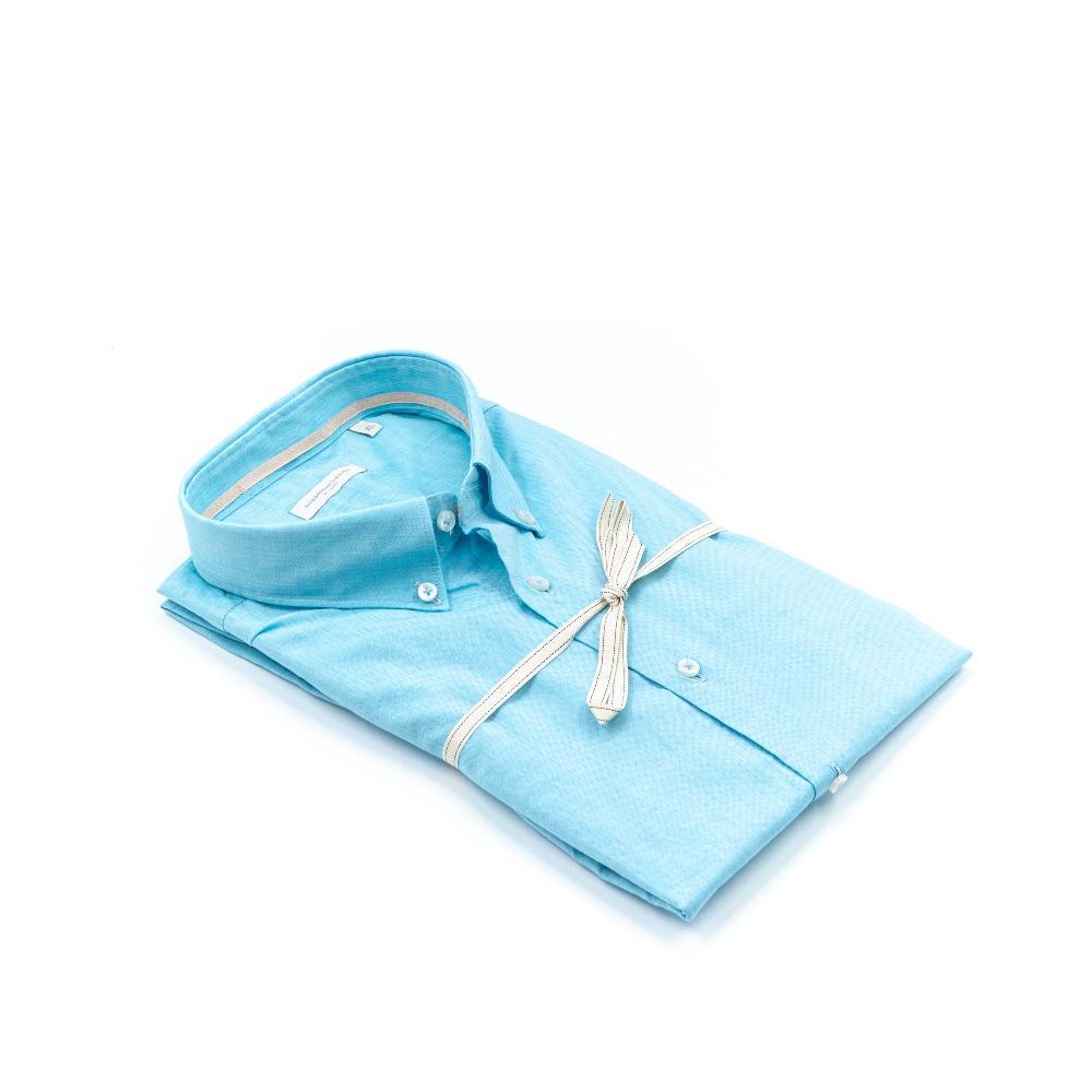 Alessandro Lamura Bag 20 – Camicia Collo Botton Down Celeste – 100%cotone Promozione Limitata