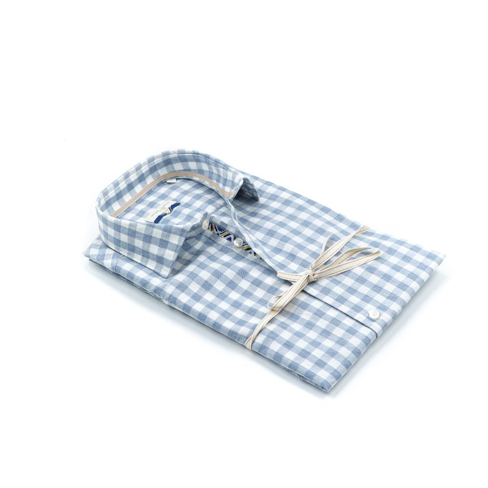 Alessandro Lamura Jeff – Camicia A Quadri 100%cotone – Collo Italiano Shopping Online