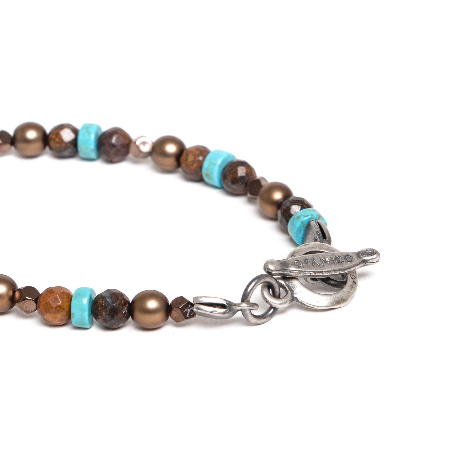 D'AMICO Bracciale Fusion Turchese Qualità Garantita