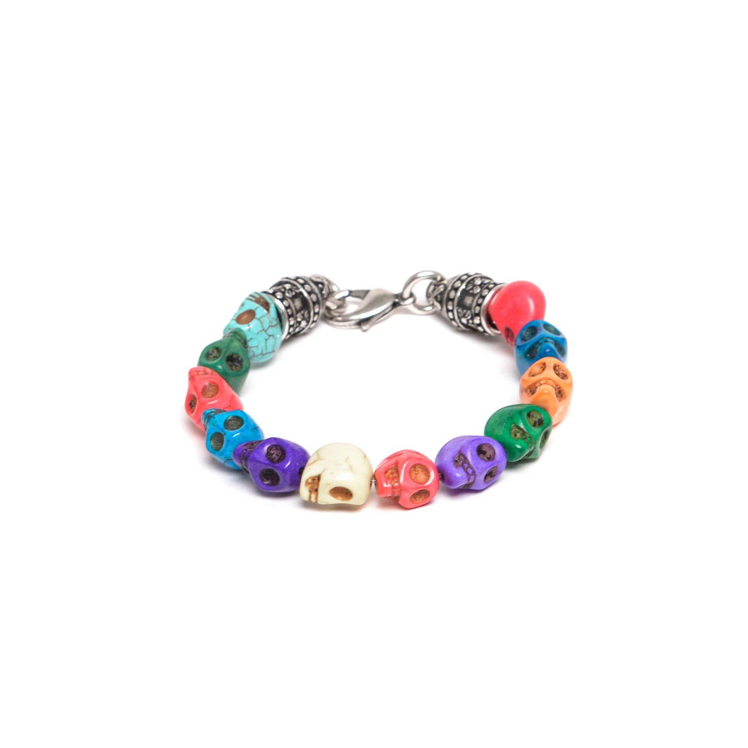 D'AMICO Bracciale Teschi Aulite Multicolor Acquista Ora