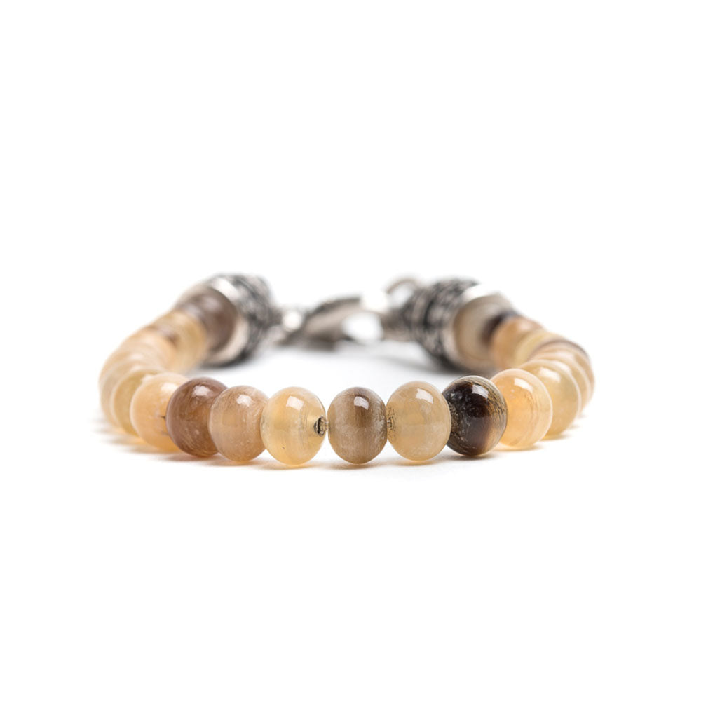 D'AMICO Bracciale Perle Corno Biondo Promozione Limitata