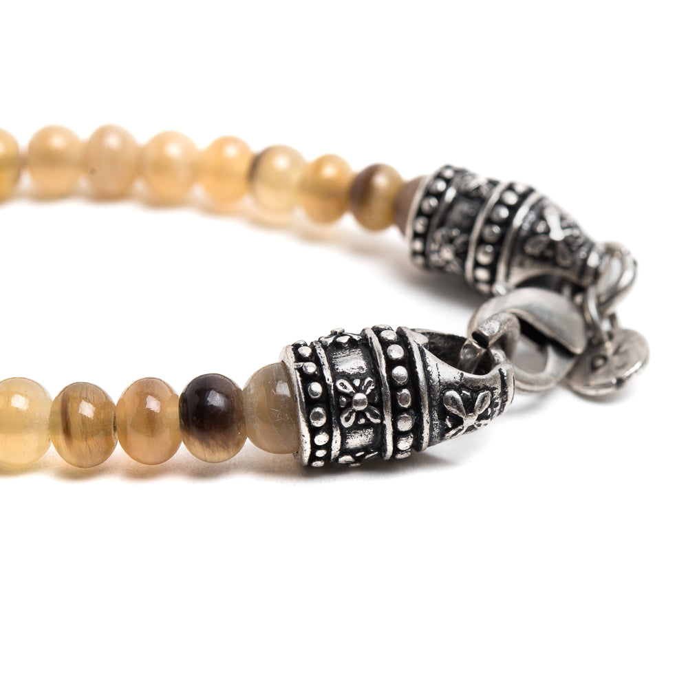 D'AMICO Bracciale Perle Corno Biondo Promozione Limitata