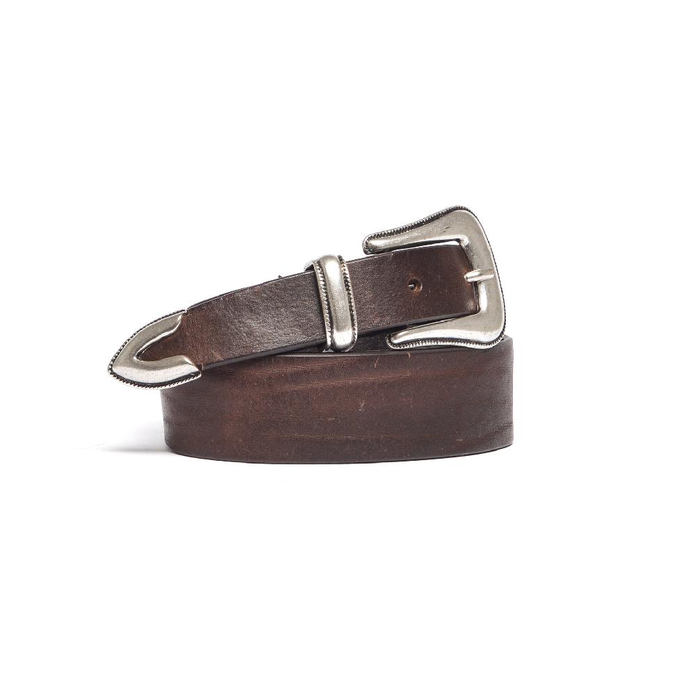 D'AMICO Cintura ETHAN Cuoio Vintage + Decorazione a mano Soddisfazione Garantita