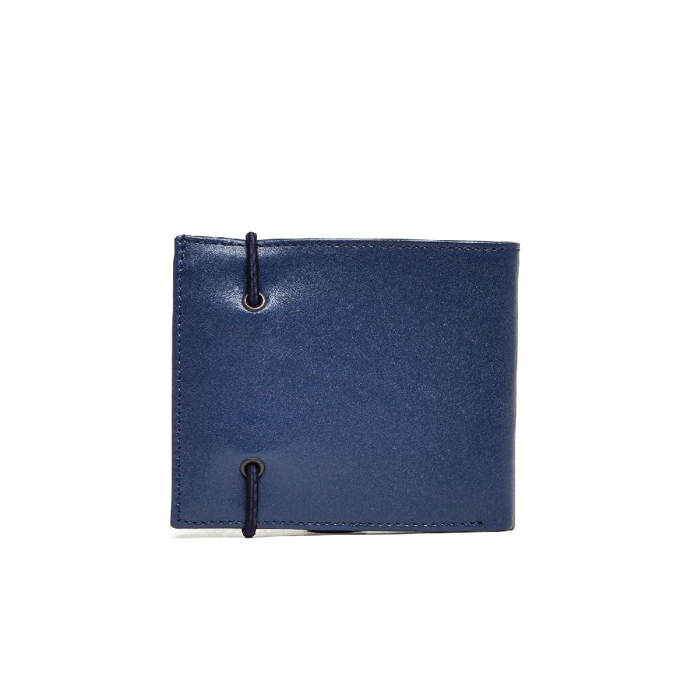 D'AMICO Portafoglio Classico Pieghevole 1 lato Pelle Blu Offerte