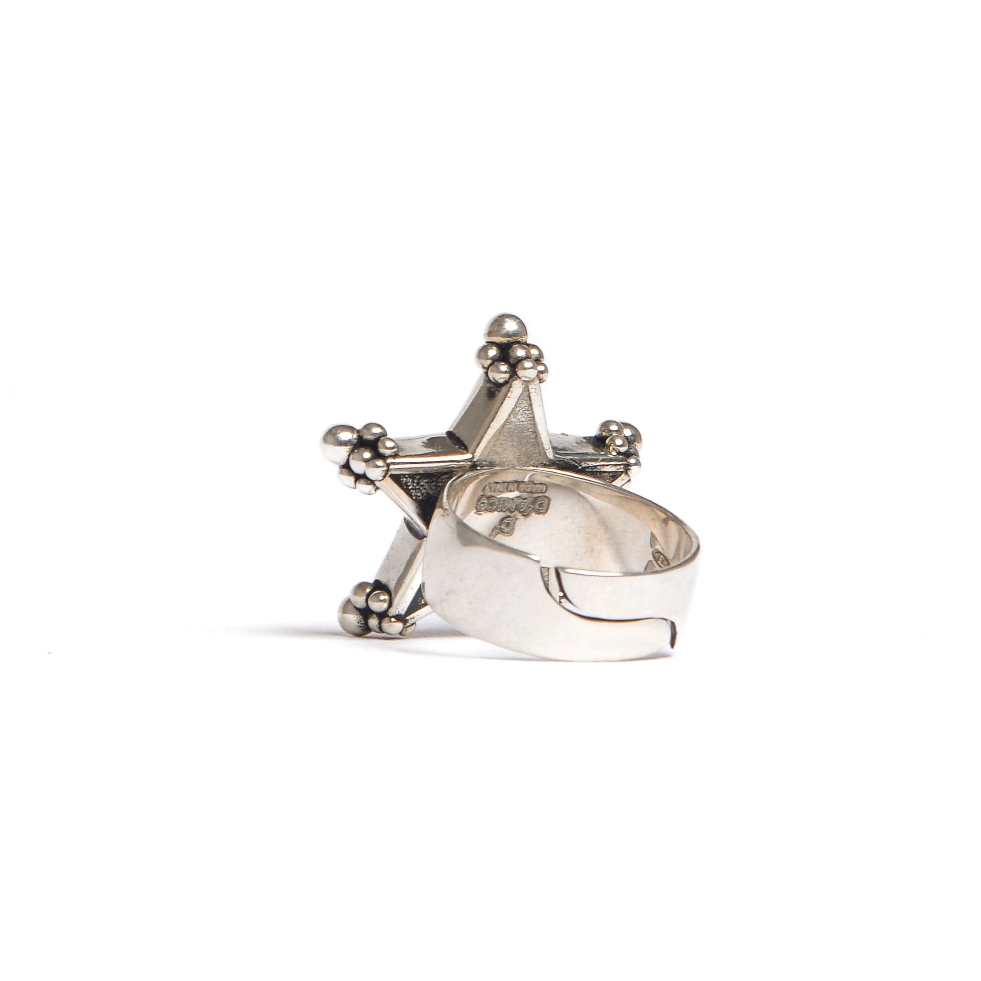 D'AMICO Anello Stella Bianco Qualità Garantita