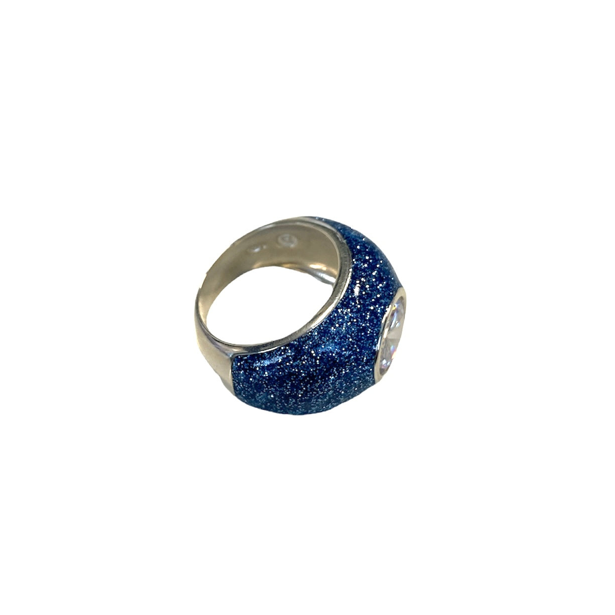 D'AMICO Anello Glitter Blue Promozione Limitata