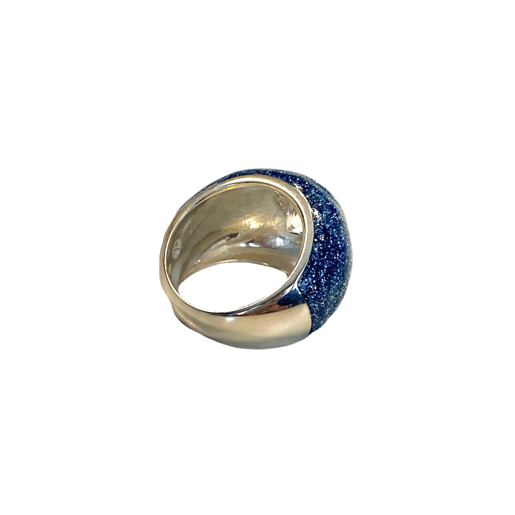D'AMICO Anello Glitter Blue Promozione Limitata