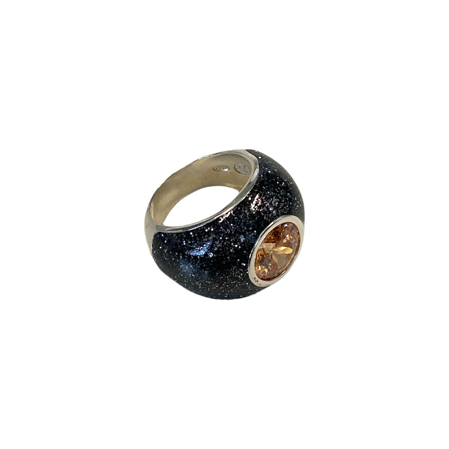 D'AMICO Anello Glitter Black Fino Al -60%