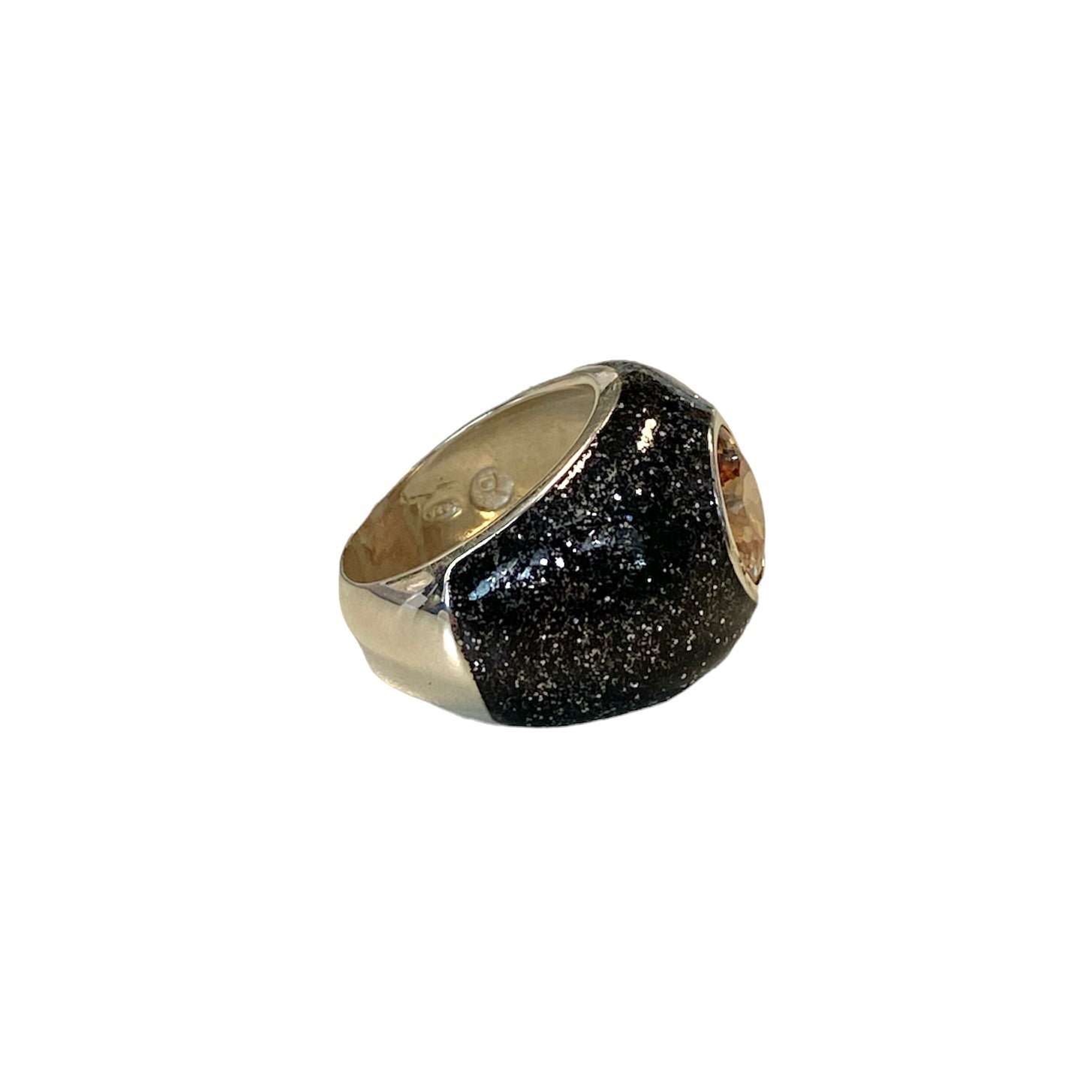 D'AMICO Anello Glitter Black Fino Al -60%