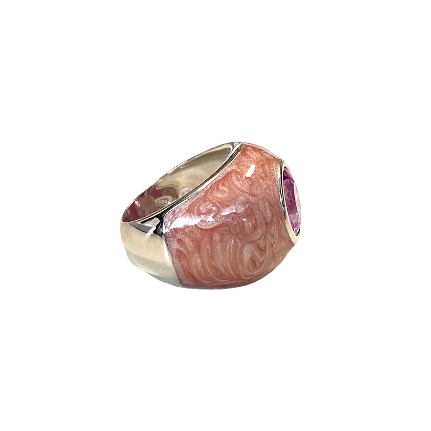 D'AMICO Anello Perlato Rosa Shopping Online