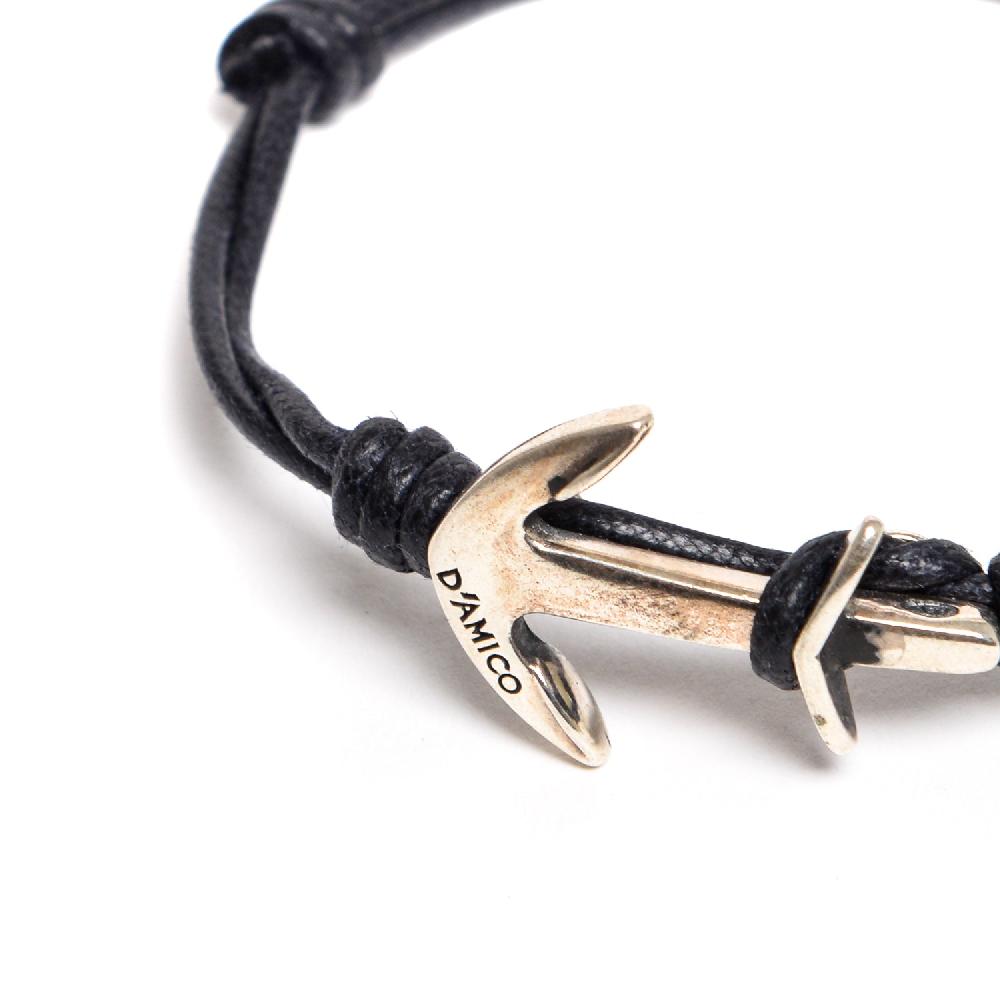 D'AMICO Bracciale Ancora Cordone Cerato Vendita Economica