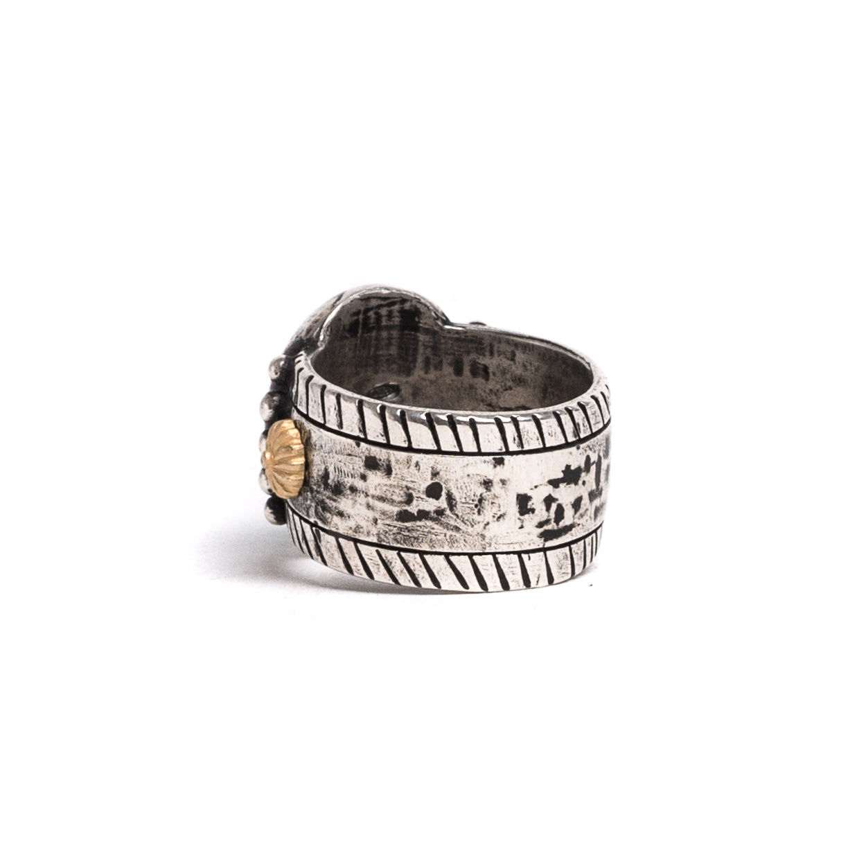 D'AMICO Anello Ovale Turchese + Stelline Dorate Sconto