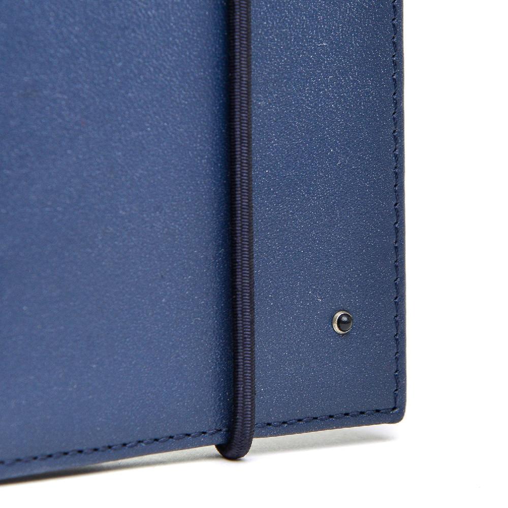 D'AMICO Portafoglio Classico Pieghevole 1 lato Pelle Blu Convenienza