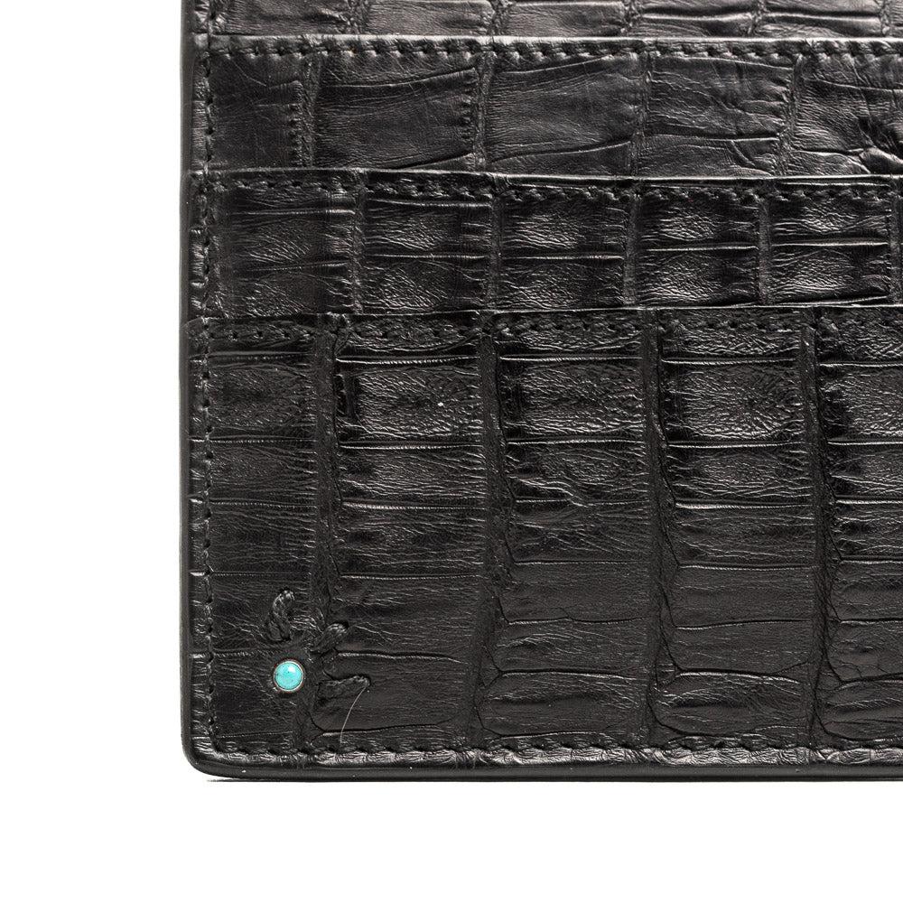 D'AMICO Portacarte di Credito Varticale Coccodrillo Novità