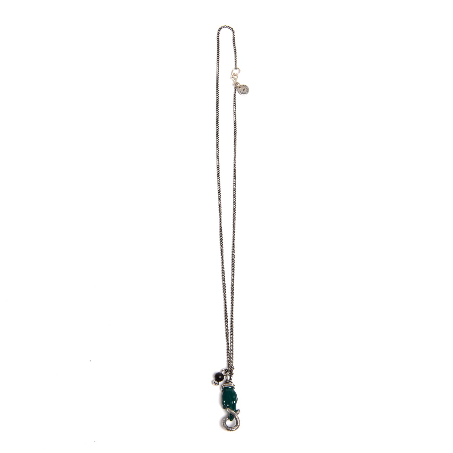 D'AMICO Collana Catenina con "Luck" Laccato