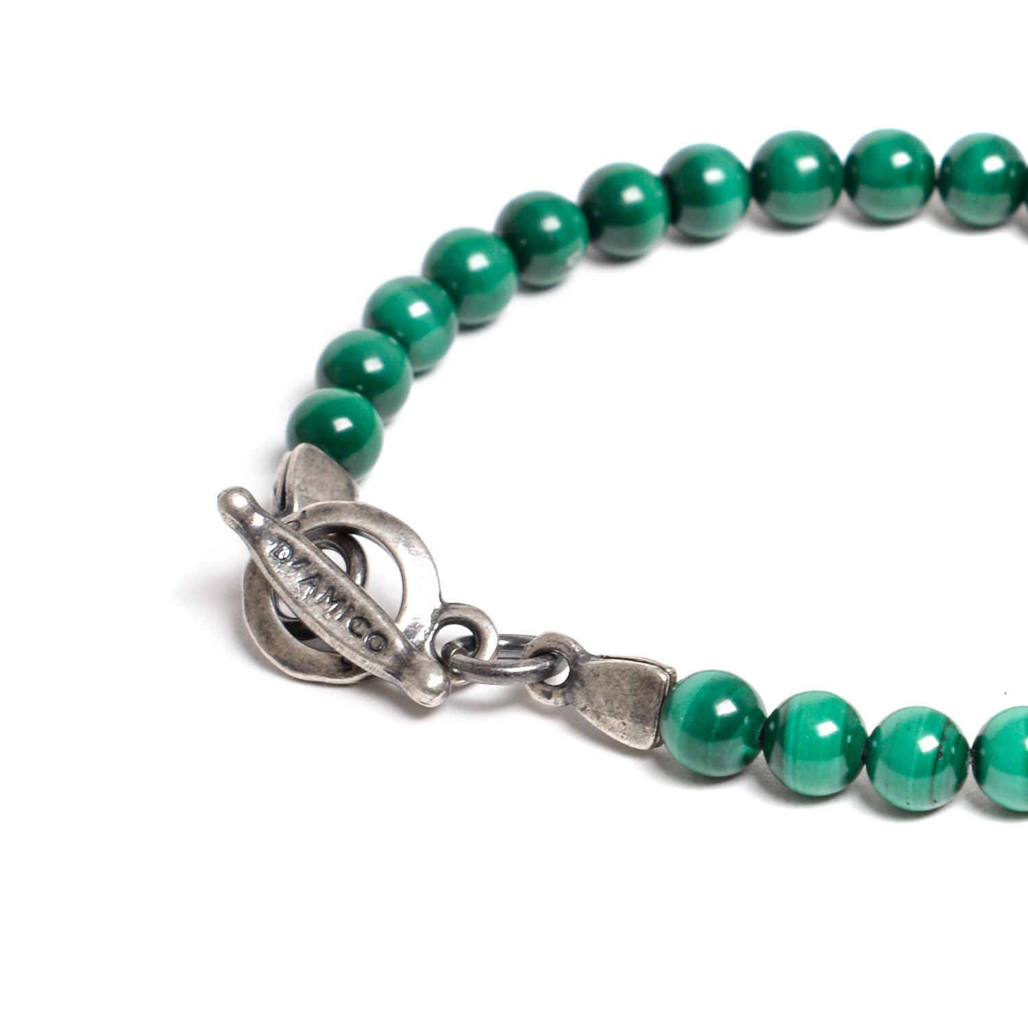 D'AMICO Bracciale Malachite e Argento Vendita Economica