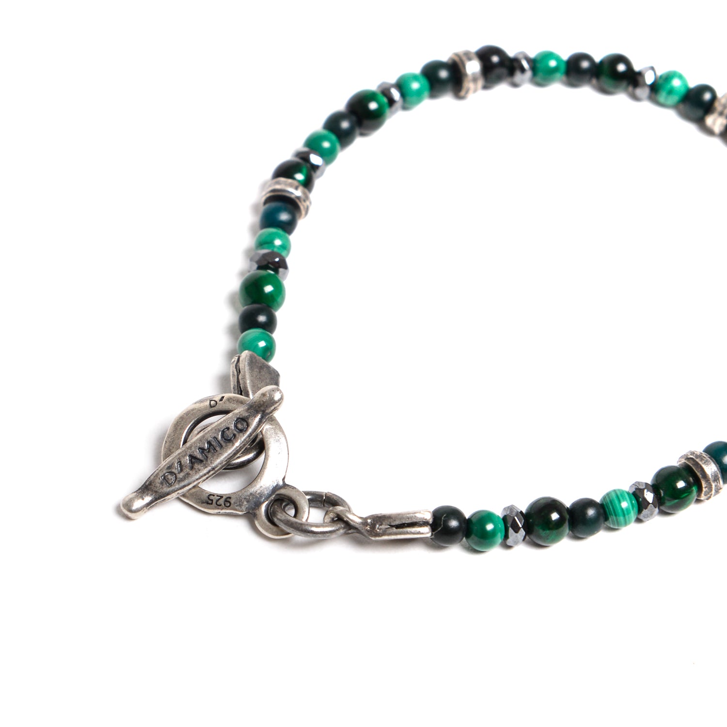 D'AMICO Bracciale Catena Fusion Green Nuova