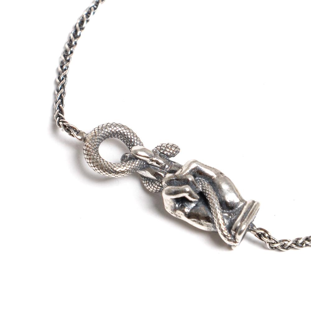 D'AMICO Bracciale Catenina con "Good Luck" Argento Italy