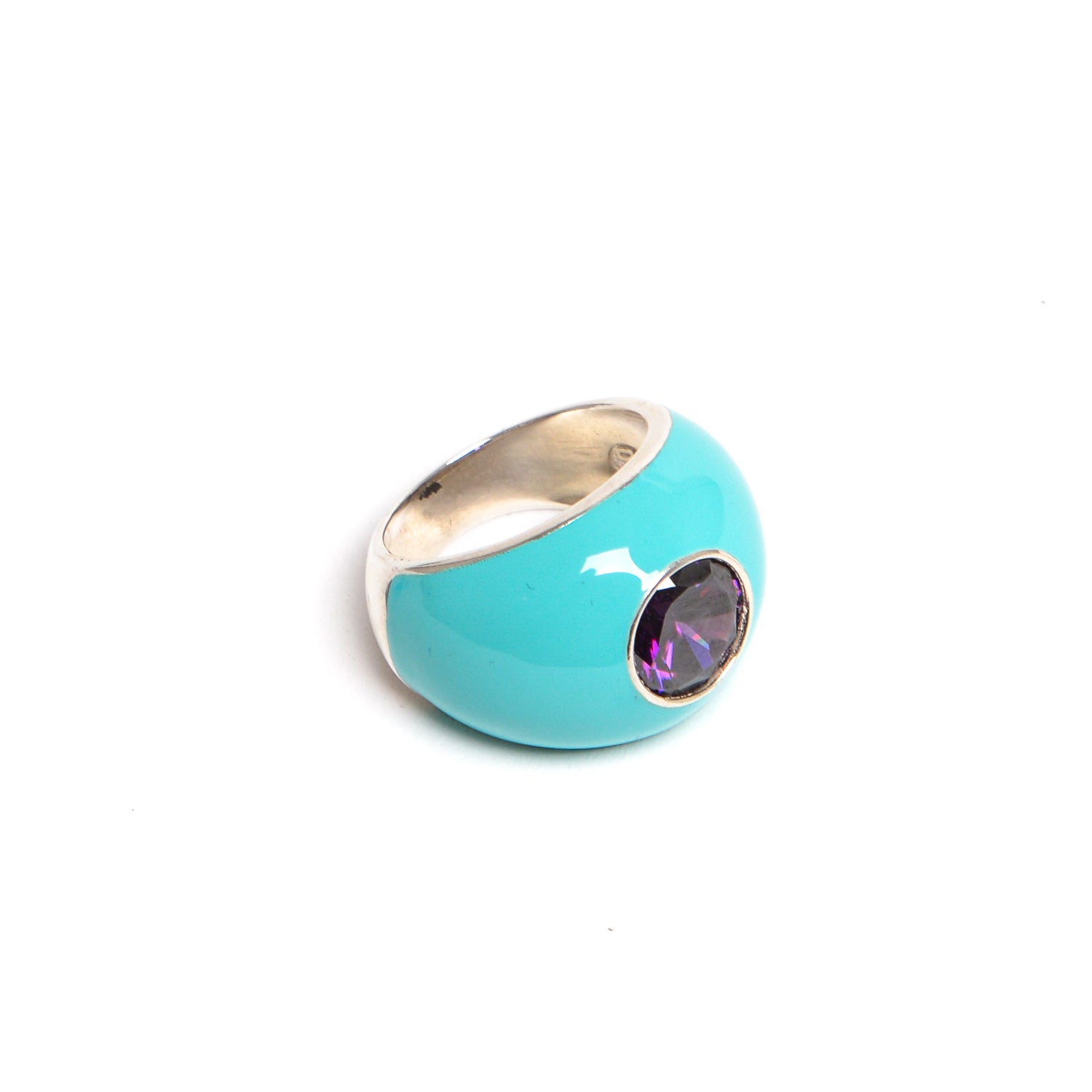 D'AMICO Anello Blu Lagoon Spedizione Gratuita