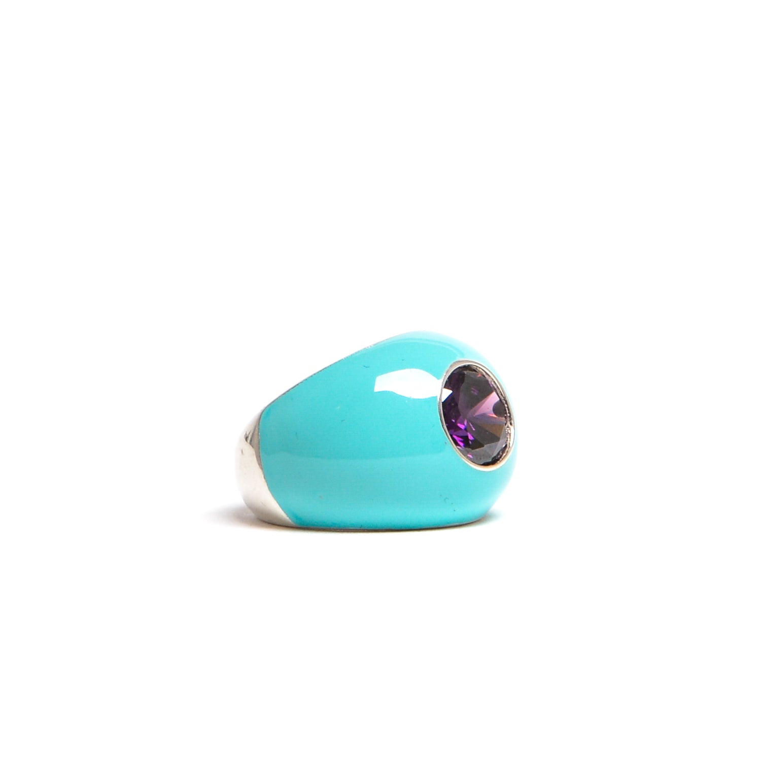 D'AMICO Anello Blu Lagoon Spedizione Gratuita