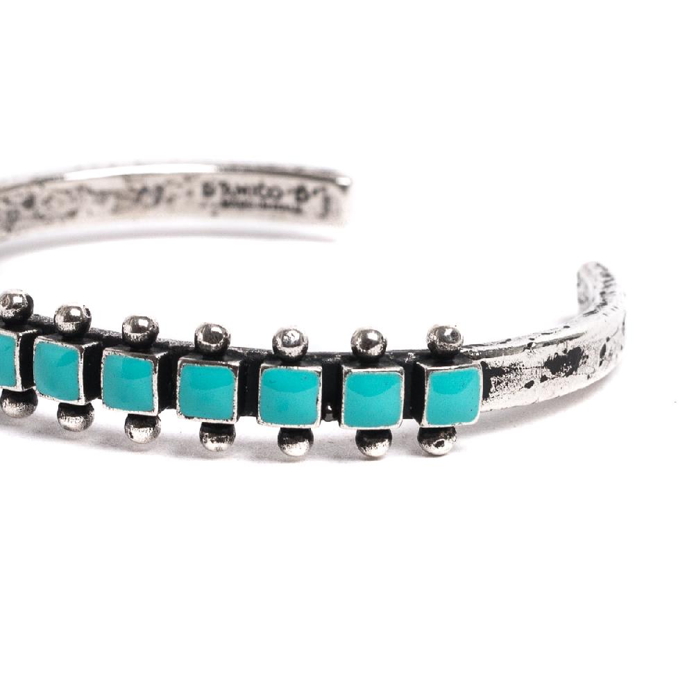 D'AMICO Bracciale Rigido Quadratini Laccati Vendita Calda