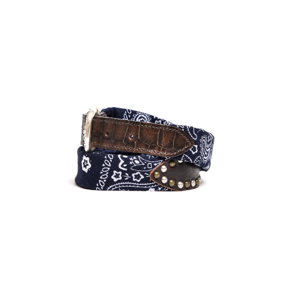 D'AMICO Cintura Bandana Blu Navy Offerte