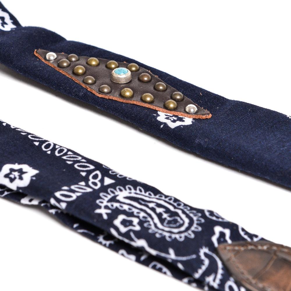 D'AMICO Cintura Bandana Blu Navy Offerte