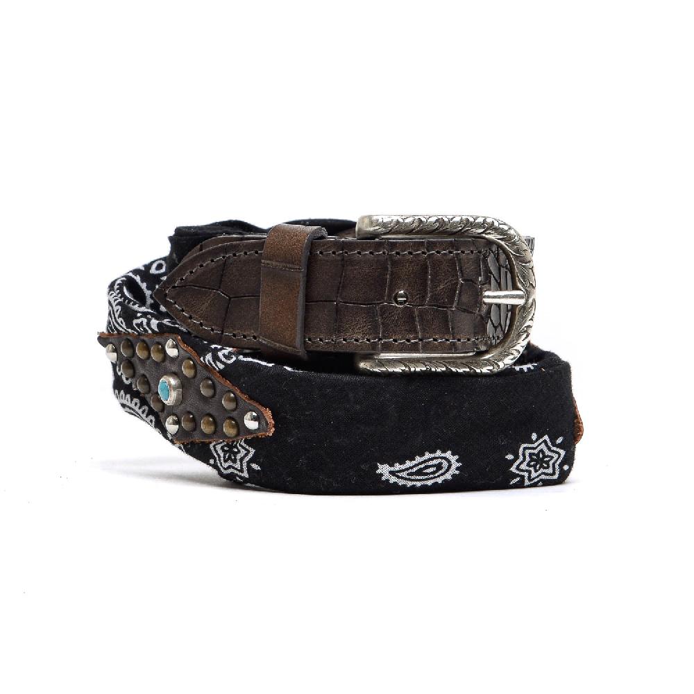 D'AMICO Cintura Bandana Nera Vendita Economica