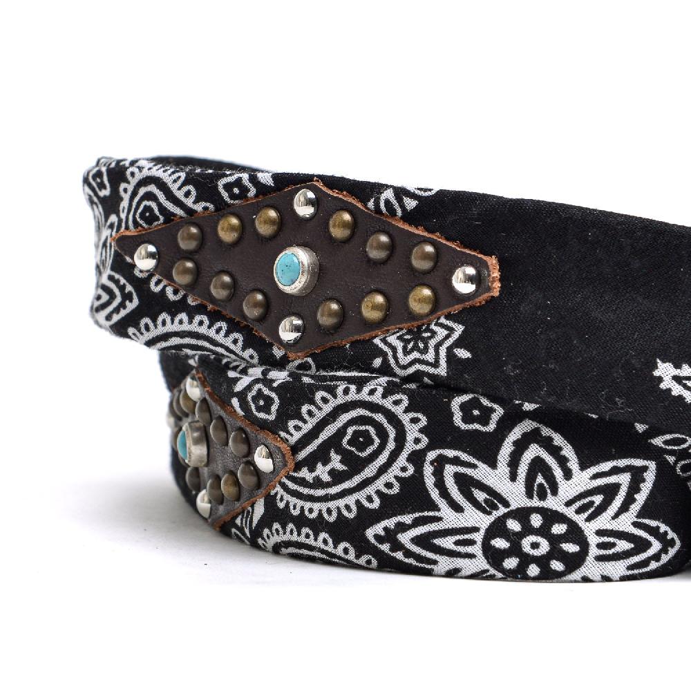 D'AMICO Cintura Bandana Nera Vendita Economica