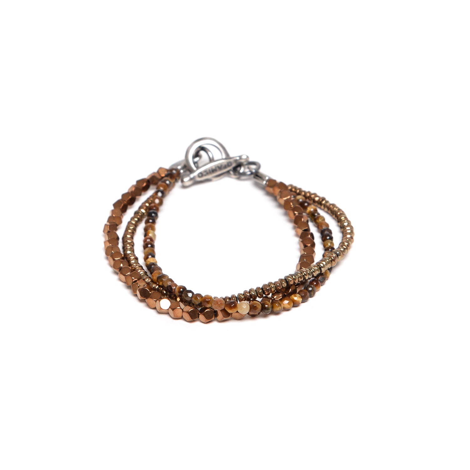 D'AMICO Bracciale Tris Fusion Brown Sottocosto