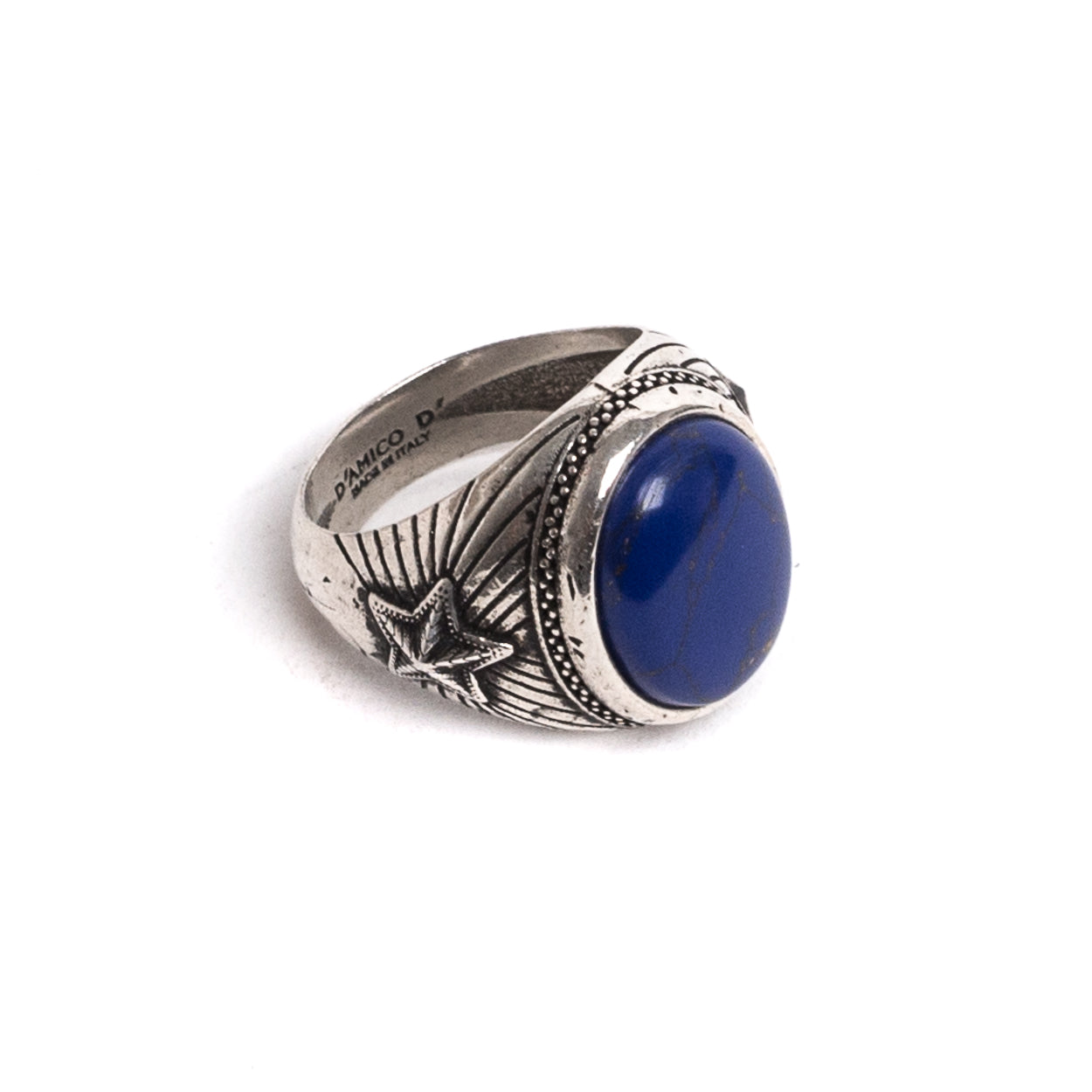 D'AMICO Anello Lapis Blu con Stelle Saldi