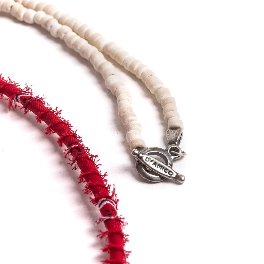 D'AMICO Collana Cocco White + Bandana Hotsell