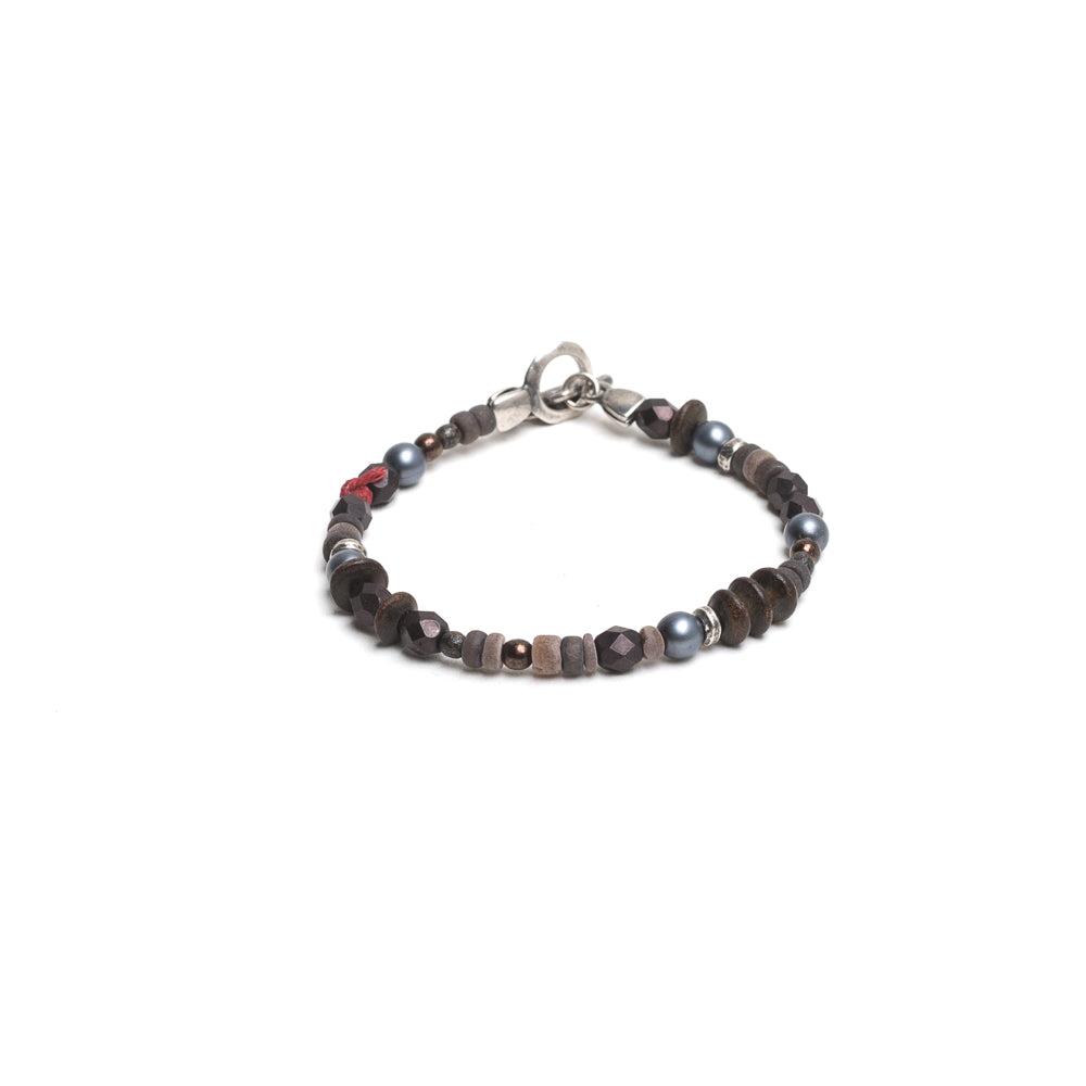 D'AMICO Bracciale Fusion Brown Vendita Economica