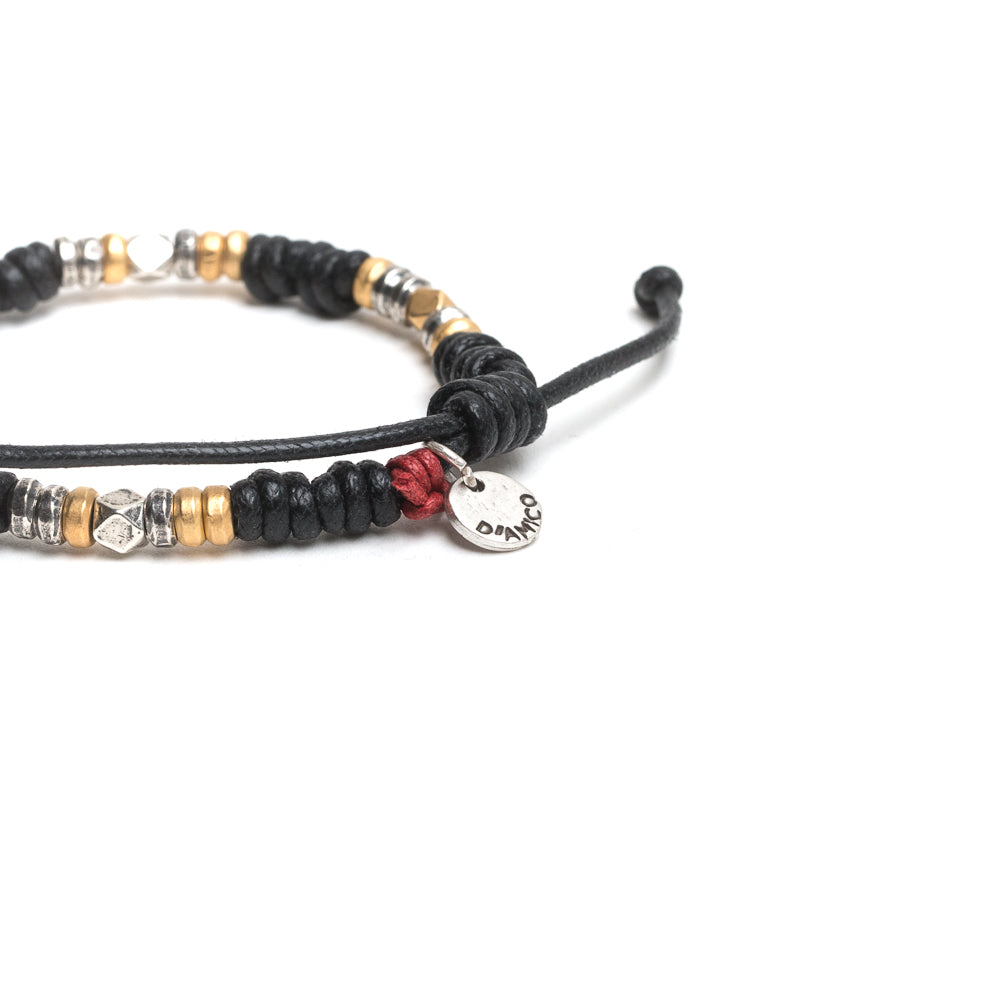 D'AMICO Bracciale Nodi + Rondelle + Pepite I Più Venduti