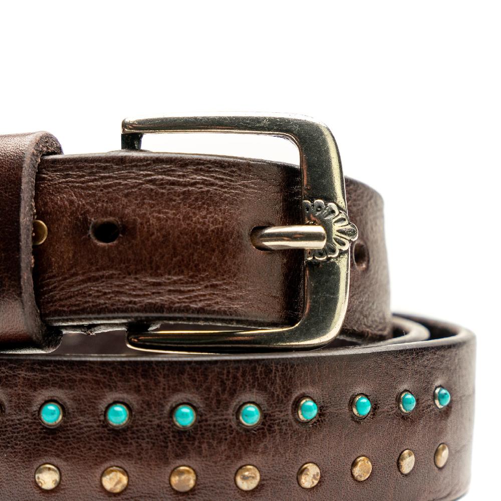 D'AMICO Cintura Cuoio Vintage Brown Sfumato Shopping Online