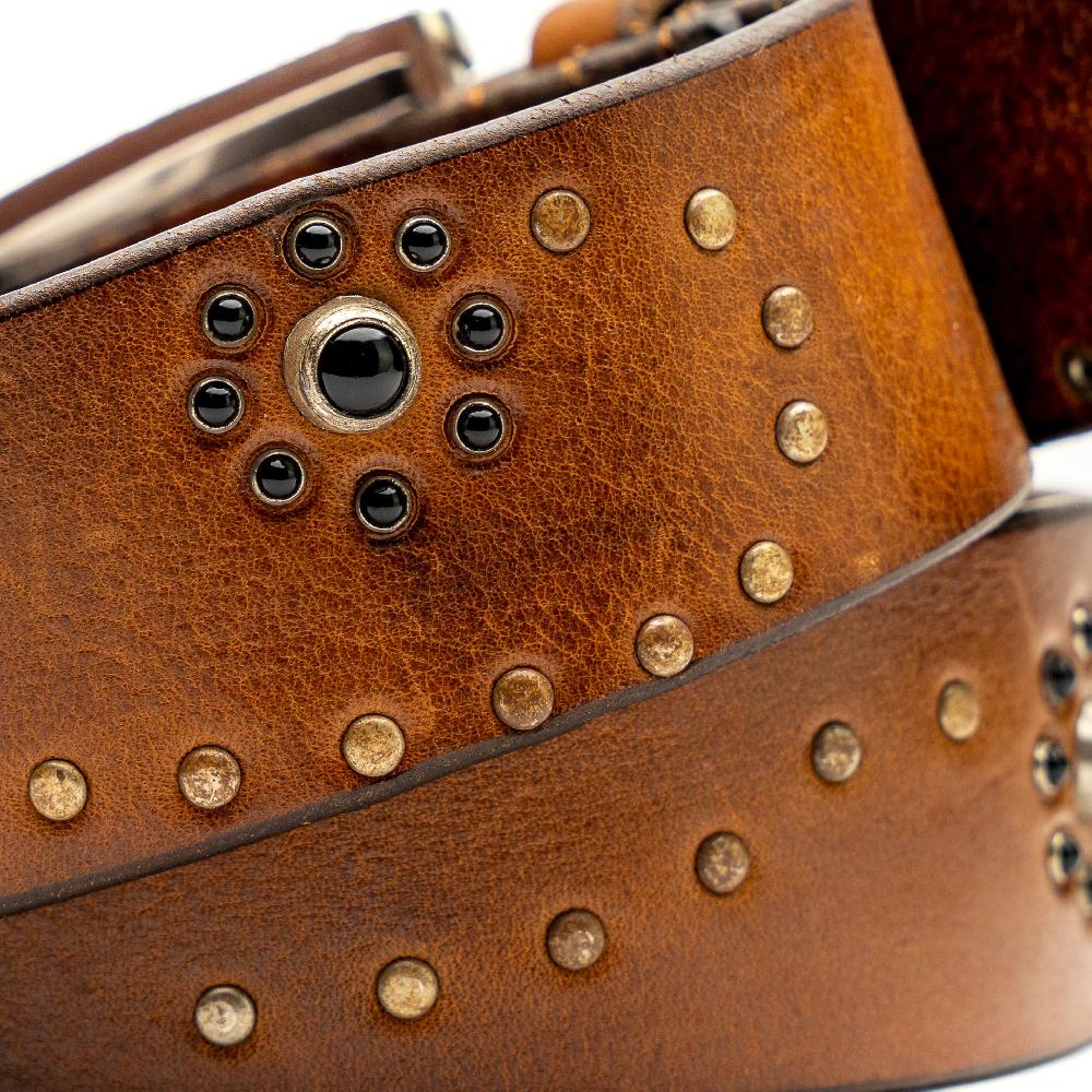 D'AMICO Cintura Cuoio Vintage Brown Chiaro Presa