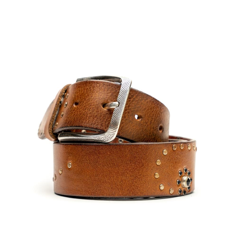 D'AMICO Cintura Cuoio Vintage Brown Chiaro Presa