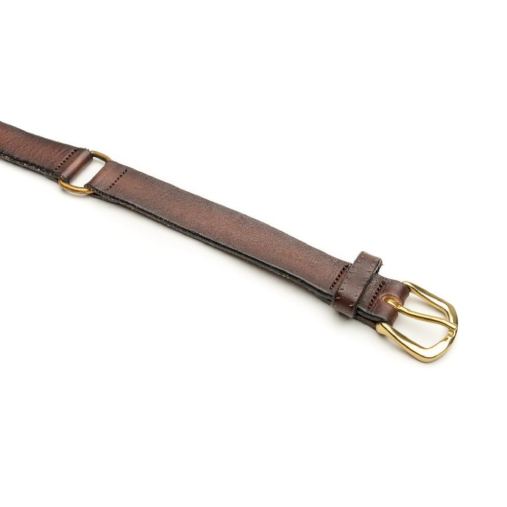 D'AMICO Cintura Cuoio Tinto Cerato Outlet