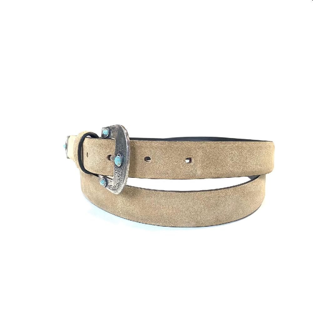 D'AMICO Cintura Camox Suede Fibbia Texas Turchesi Shopping Online