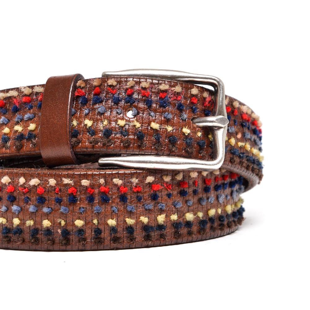 D'AMICO Cintura Rigata Ricamo Multicolor Negozio