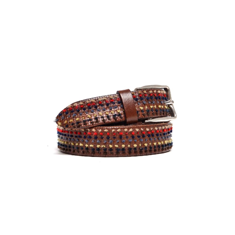 D'AMICO Cintura Rigata Ricamo Multicolor Negozio