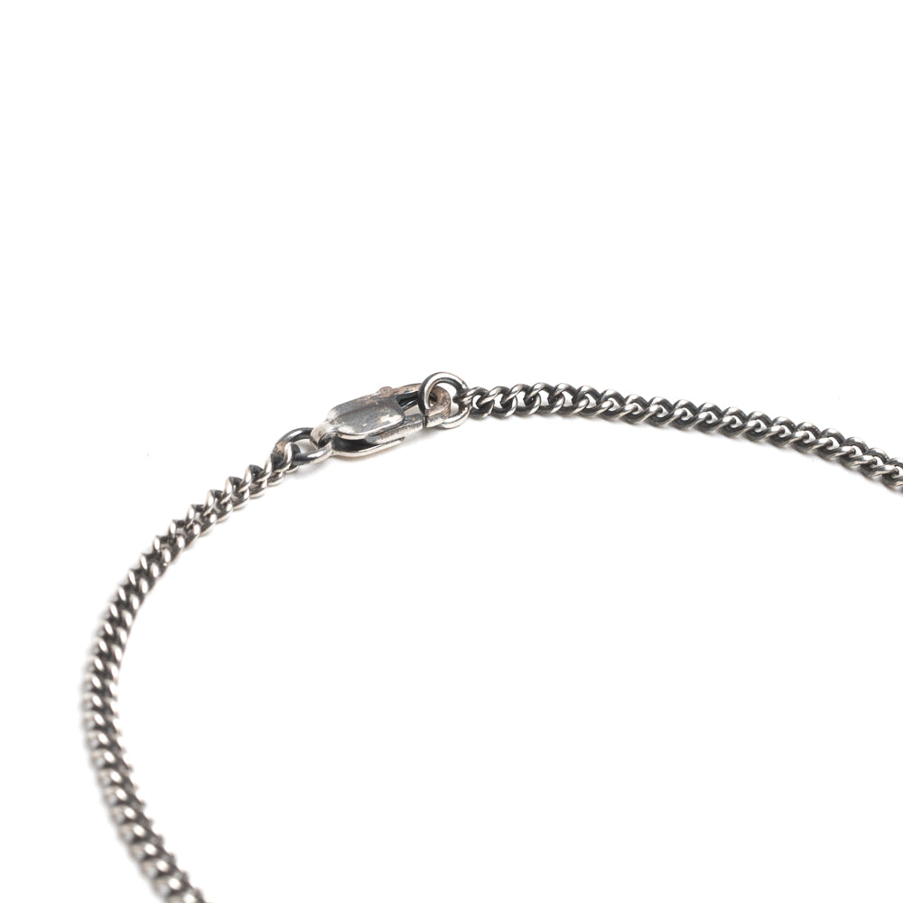 D'AMICO Bracciale Catenina + Croce Smaltata Turchese Presa