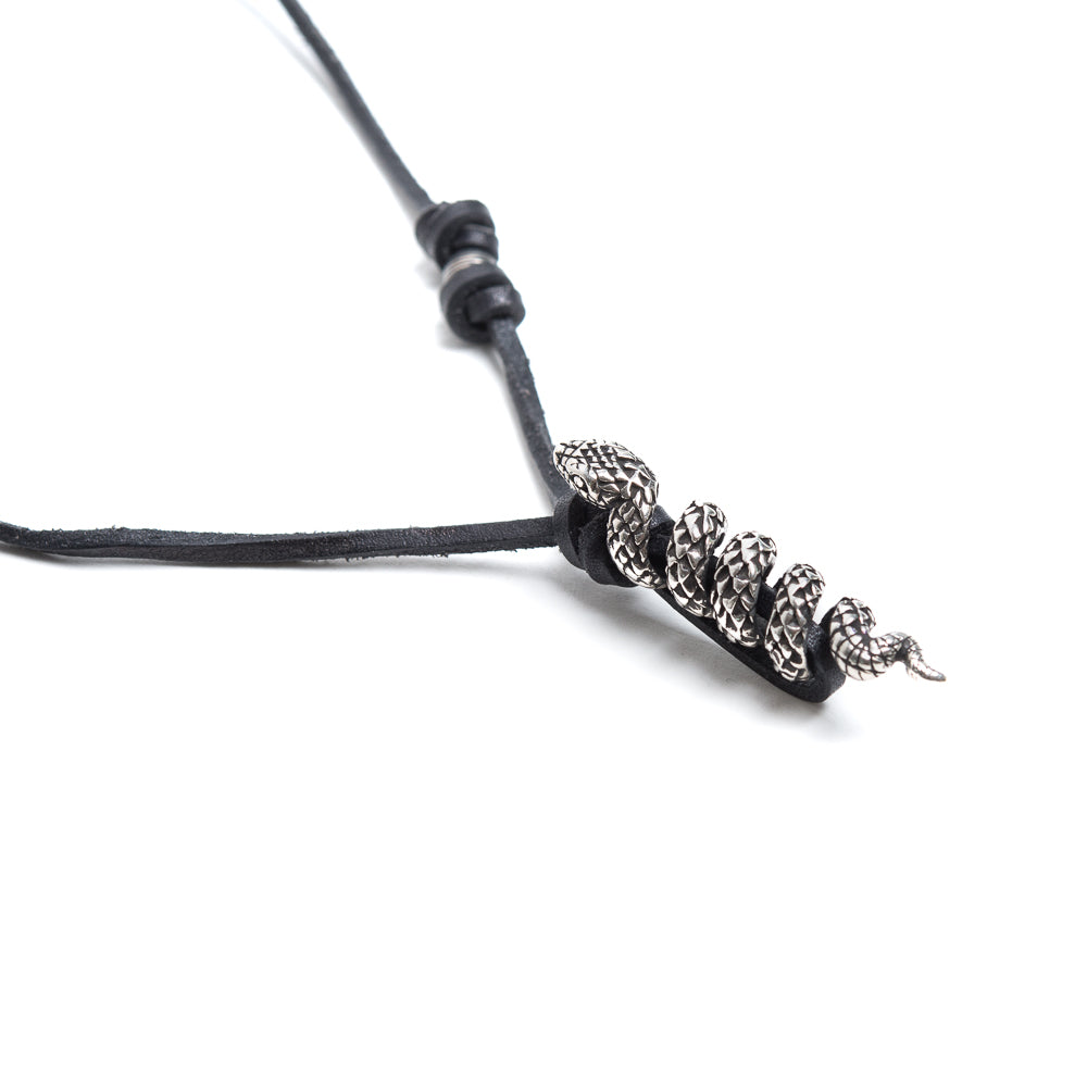 D'AMICO Collana Cuoio + Serpente Convenienza